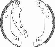 Klocki hamulcowe tylne bębnowe Renault (RVI) 8671020708 cena, od 21,35 USD