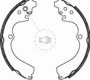Klocki hamulcowe tylne bębnowe Subaru 26298AA040 cena, od 31,20 USD