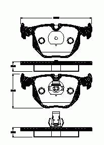 Klocki hamulcowe Rover 75