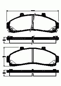Klocki hamulcowe przednie tarczowe TRW GDB4004 cena, od 39,02 USD