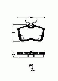 Okładziny (klocki) do hamulców tarczowych tylne Honda 43022SEAE01 cena, od 23,04 USD