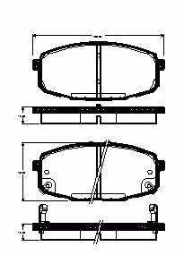 1617285280 Peugeot/Citroen klocki hamulcowe przednie tarczowe