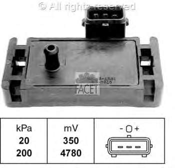 Czujnik ciśnienia w kolektorze ssącym, MAP Saab 9000