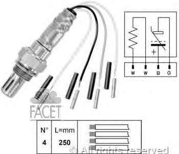 Sonda lambda, czujnik tlenu Volkswagen Caddy 2 (9K9)