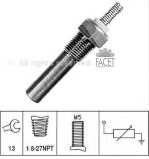 Czujnik temperatury płynu chłodzącego 73135 Facet