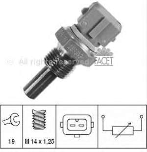 133847 Peugeot/Citroen Czujnik temperatury płynu chłodzącego
