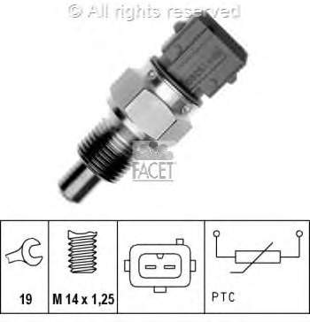 9603324880 Fiat/Alfa/Lancia czujnik temperatury płynu chłodzącego