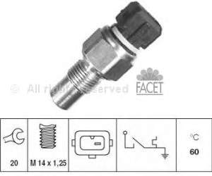 9614233680 Fiat/Alfa/Lancia czujnik temperatury płynu chłodzącego (włączenia wentylatora chłodnicy)