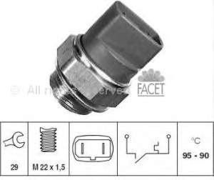 7.5032 Facet czujnik temperatury płynu chłodzącego (włączenia wentylatora chłodnicy)