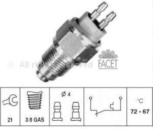 Czujnik temperatury płynu chłodzącego (włączenia wentylatora chłodnicy) 75125 Facet
