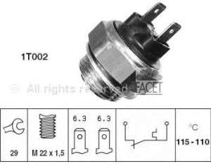 60503687 Fiat/Alfa/Lancia czujnik temperatury płynu chłodzącego (włączenia wentylatora chłodnicy)