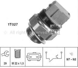 9629968880 Fiat/Alfa/Lancia czujnik temperatury płynu chłodzącego (włączenia wentylatora chłodnicy)