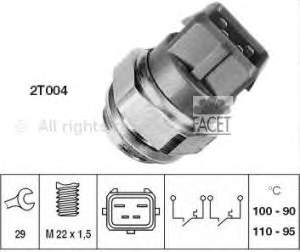 Czujnik temperatury płynu chłodzącego (włączenia wentylatora chłodnicy) Ford Scorpio 1 (GAE, GGE)
