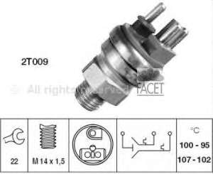 0065454224 Mercedes czujnik temperatury płynu chłodzącego (włączenia wentylatora chłodnicy)