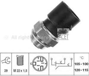 1846325 General Motors czujnik temperatury płynu chłodzącego (włączenia wentylatora chłodnicy)