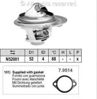 0K2C015171 Hyundai/Kia Termostat