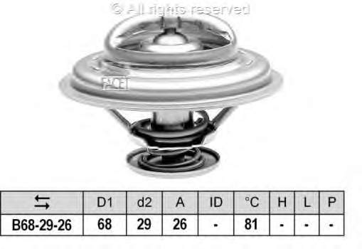 Termostat Renault 18 (134)