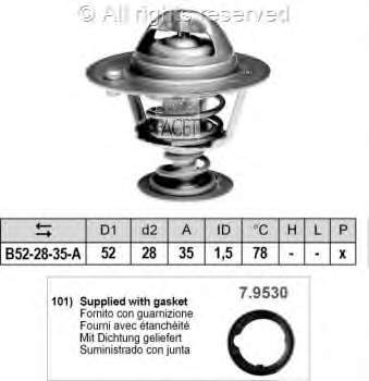 5247378 Stahlter termostat