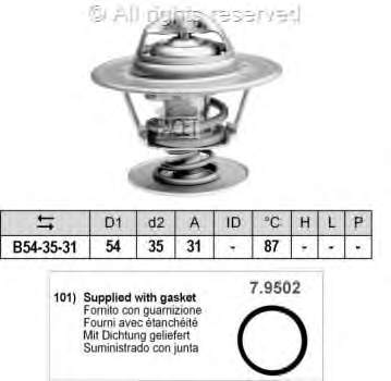 03092 Metalcaucho Termostat