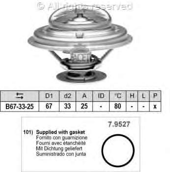 Termostat do BMW 3 (E36)