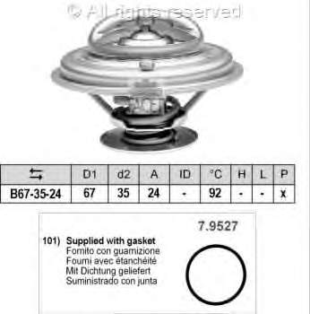 580 401 KW termostat