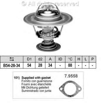 1658103 Ford Termostat