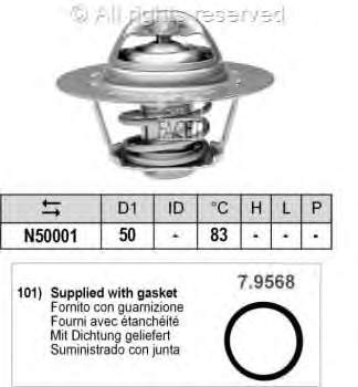 Termostat Renault DOKKER 