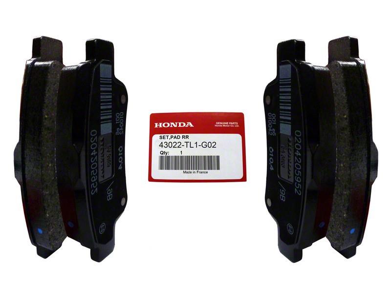 Okładziny (klocki) do hamulców tarczowych tylne Honda 43022SXS010 cena, od 21,84 USD