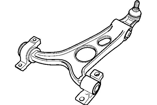 Wahacz zawieszenia przedniego dolny prawy Delphi TC1063 cena, od 71,32 USD