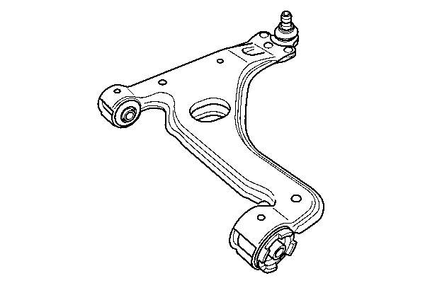90496040 General Motors Wahacz zawieszenia przedniego dolny prawy