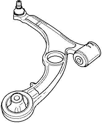 50700797 Fiat/Alfa/Lancia Wahacz zawieszenia przedniego dolny lewy