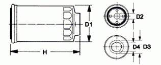 Filtr paliwa Opel Monterey