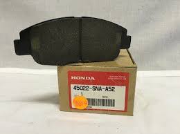 Klocki hamulcowe przednie tarczowe Honda 45022SNAA52 cena, od 25,83 USD