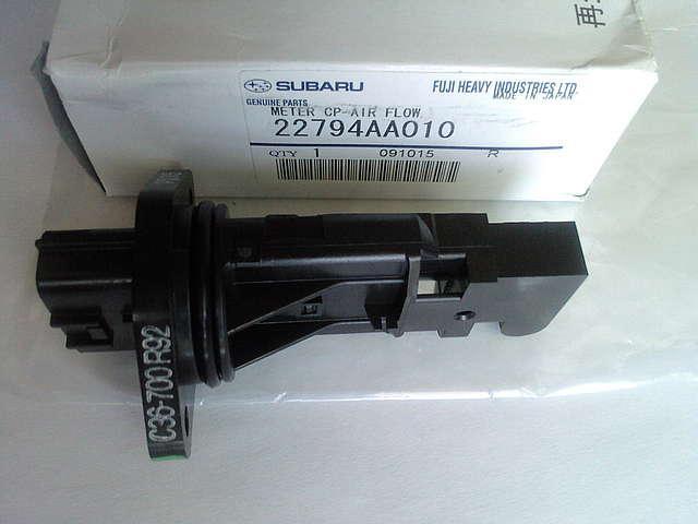 Czujnik przepływu powietrza, przepływomierz powietrza M.A.F. Subaru 22794AA010 cena, od 65,13 USD