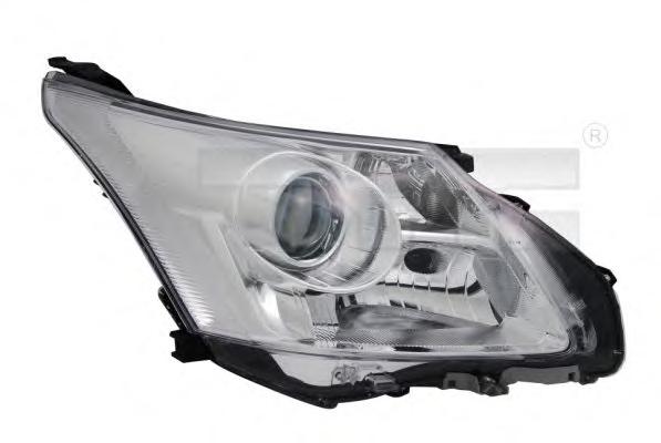 Reflektor prawy do Toyota Avensis III T27