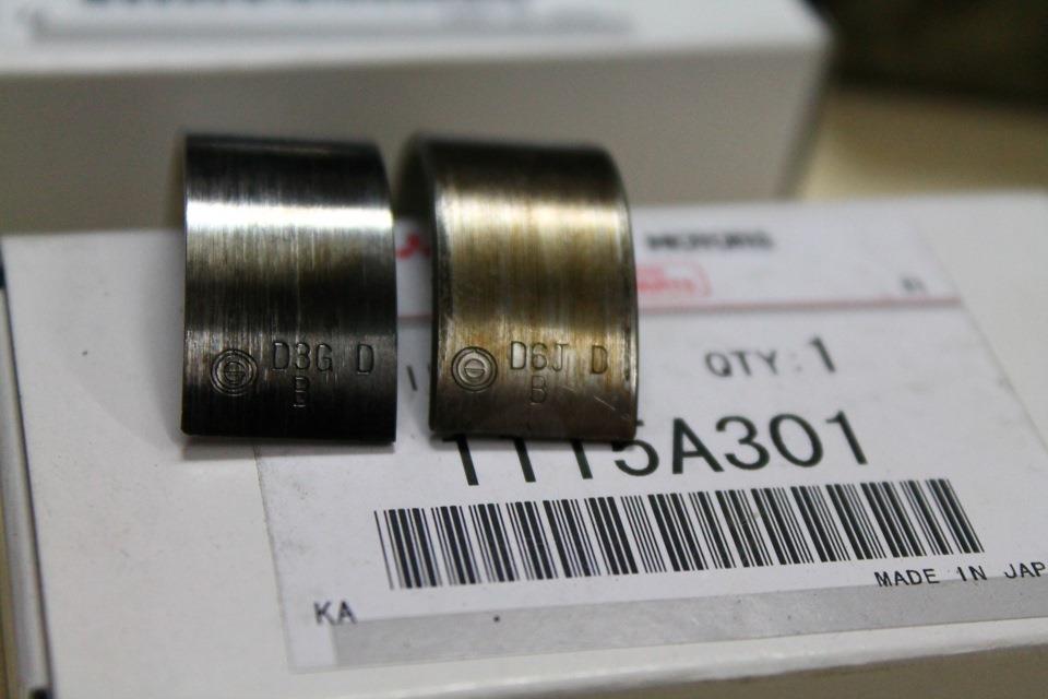 1115A301 Mitsubishi Panewki korbowodowe wału korbowego, zestaw, 2. naprawa (+0,50)