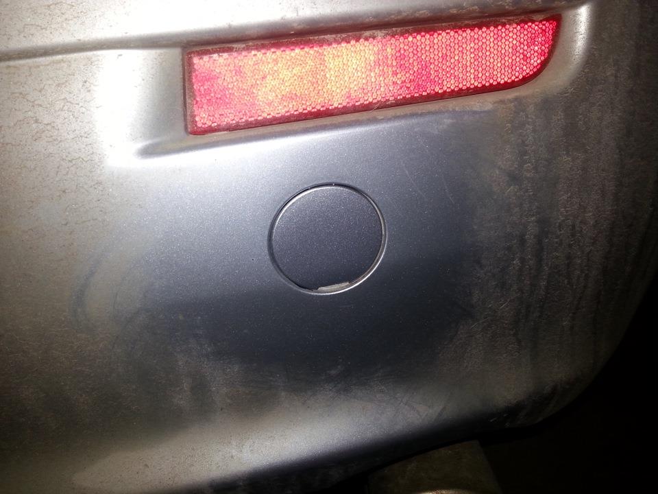Zaślepka haku holowniczego zderzaka przednia do Mitsubishi Lancer X CY_A, CZ_A