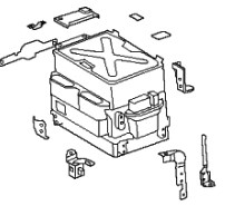 Akumulatorowy moduł samochodu elektrycznego G951033110 Toyota