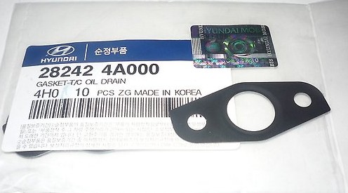 282424A000 Hyundai/Kia Uszczelka przewodu spływu oleju z turbiny