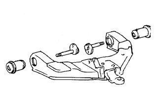 4806826110 Toyota Wahacz zawieszenia przedniego dolny prawy
