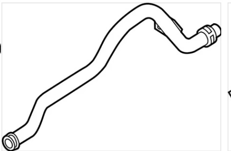  Przewód (króciec) układu chłodzenia Audi A6 