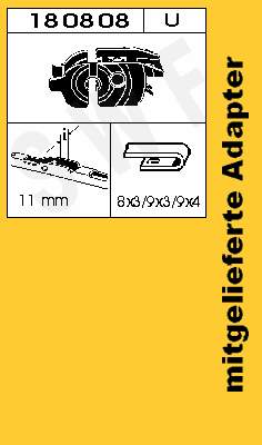 Pióro wycieraczki szyby przedniej, zestaw (2 szt.) Opel Astra 51, 52, F35, M35