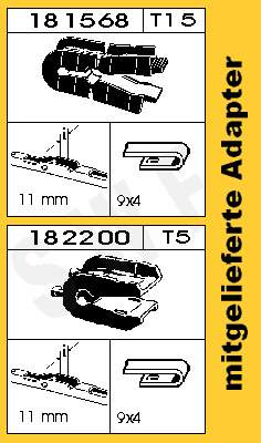 A2038201745 Mercedes Pióro wycieraczki szyby przedniej kierowcy