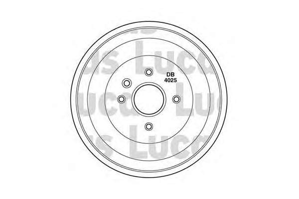 Bęben hamulcowy tylny 14316520 Brembo