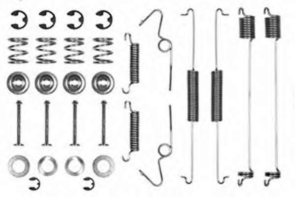 Zestaw naprawczy klocków hamulcowych 1050641 Quick Brake