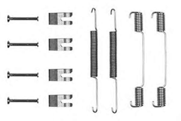 Zestaw montażowy szczęk hamulcowych tylnych 1050608 Quick Brake