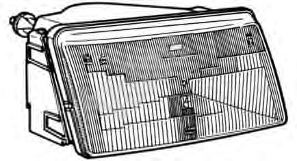 Reflektor prawy do Fiat Croma I 154