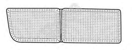 1H0941777 VAG Zaślepka (kratki) lamp przeciwmgielnych zderzaka przedniego lewa