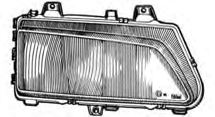 Reflektor prawy do Peugeot 806  221