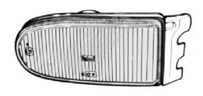Do koszyka Lampa przeciwmgielna lewa Renault 19 II B53, C53